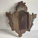Antique baroque mirror in carved and gilded wood, 19th century