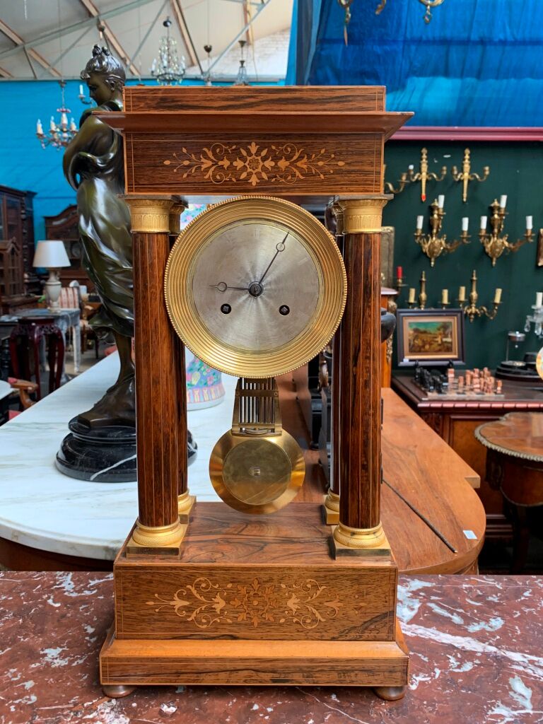 Empire chimney clock