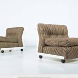 Pair of Amanta Armchairs by Mario Bellini for B&B Italia
