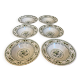 Six Royal Doulton Provençal soup plates