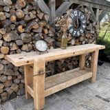 Renovated carpenter's workbench