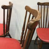 Series of 4 Baumann chairs model Tacoma
