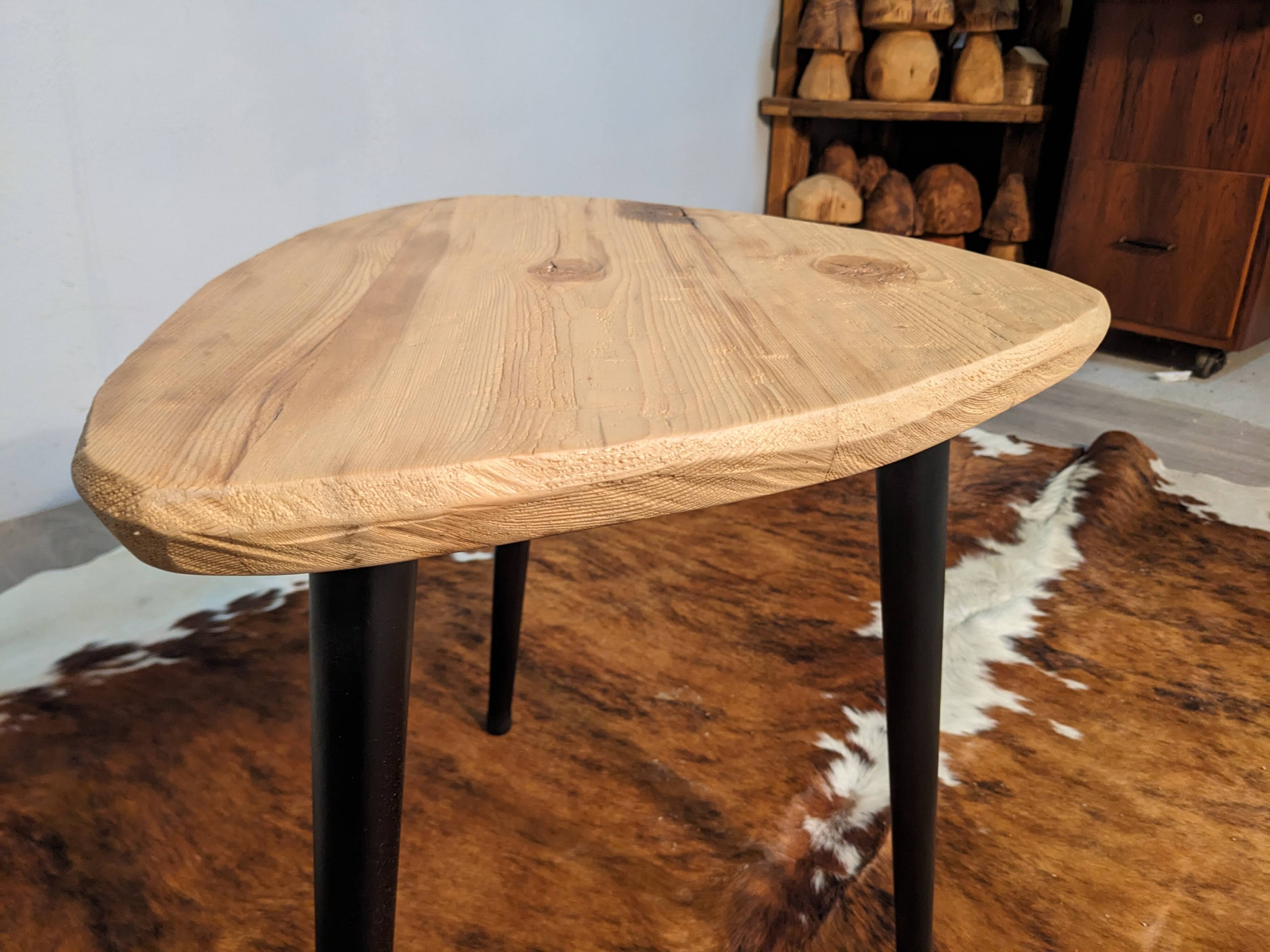Compass leg coffee table