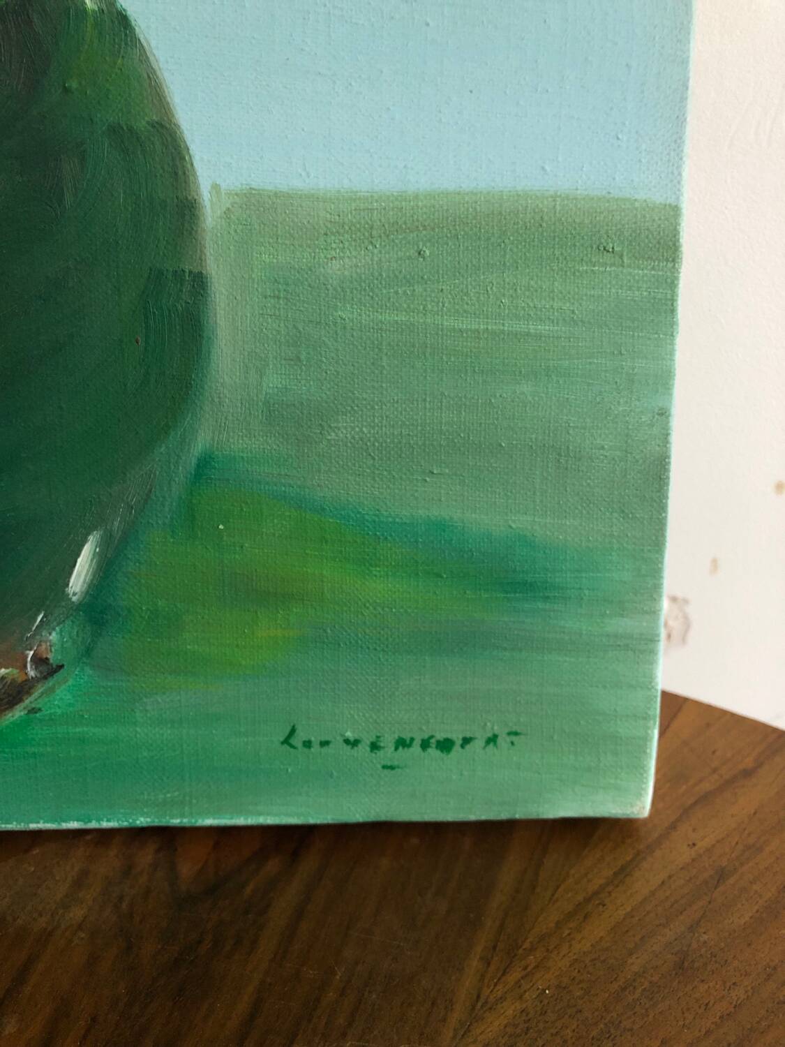 Oil on canvas bouquet of flowers