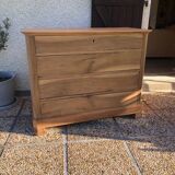 Antique walnut chest of drawers