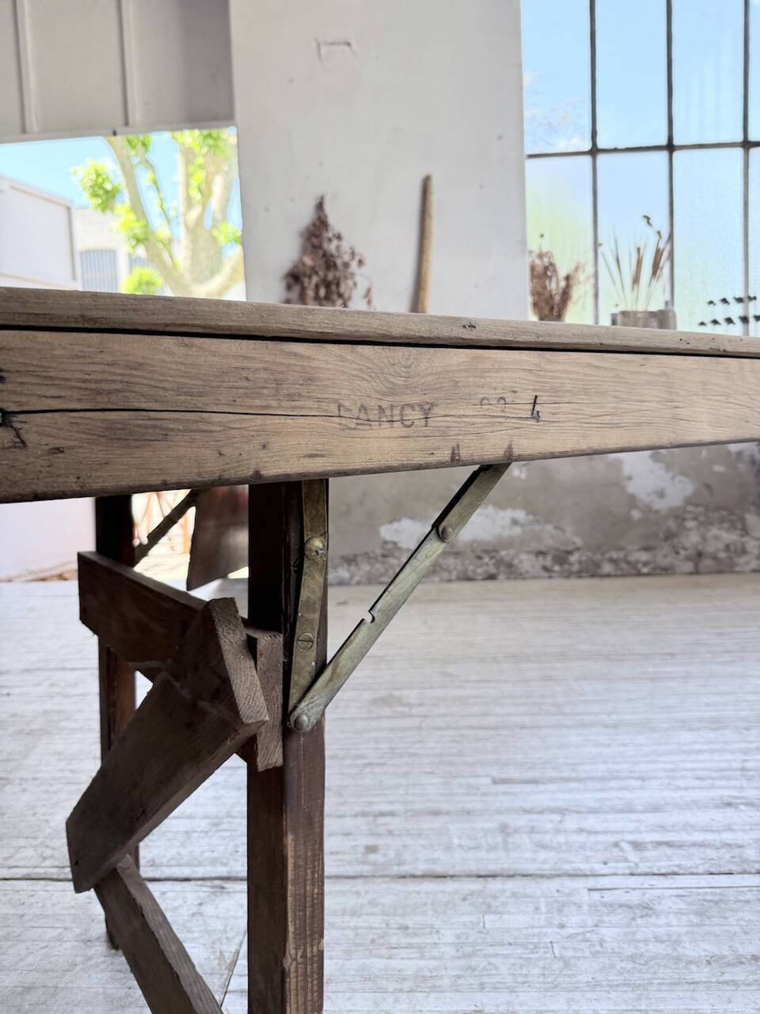 1950 XL folding farmhouse table in pine