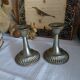 Antique brass candlesticks
