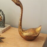 Brass swan
