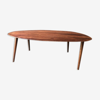 Table basse scandinave en teck années 1960