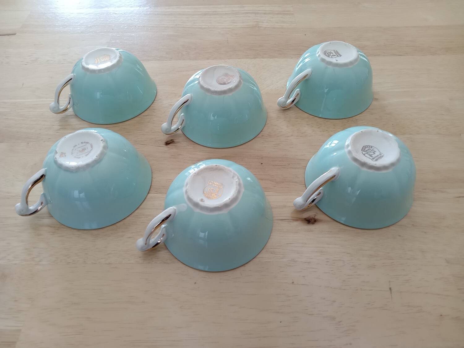 Set of 6 Saint Amand cups