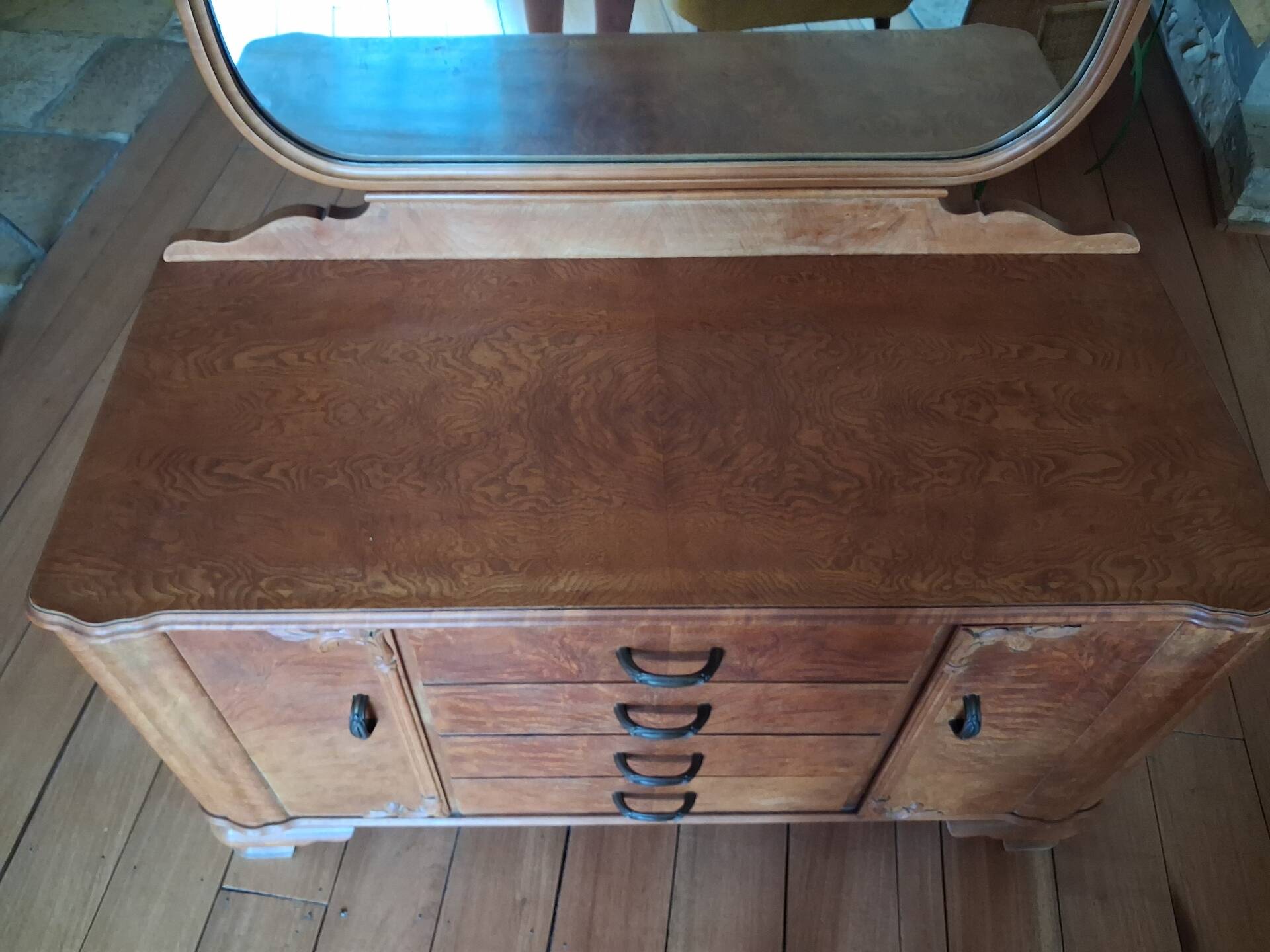 Art Deco mirrored dressing table