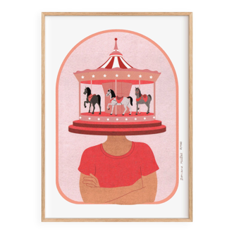 The Dreamer, Art print 13x18 cm, limited edition art print