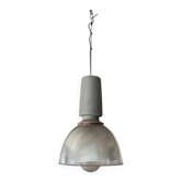 Industrial suspension aluminium body methacrylate diffuser vintage 70s