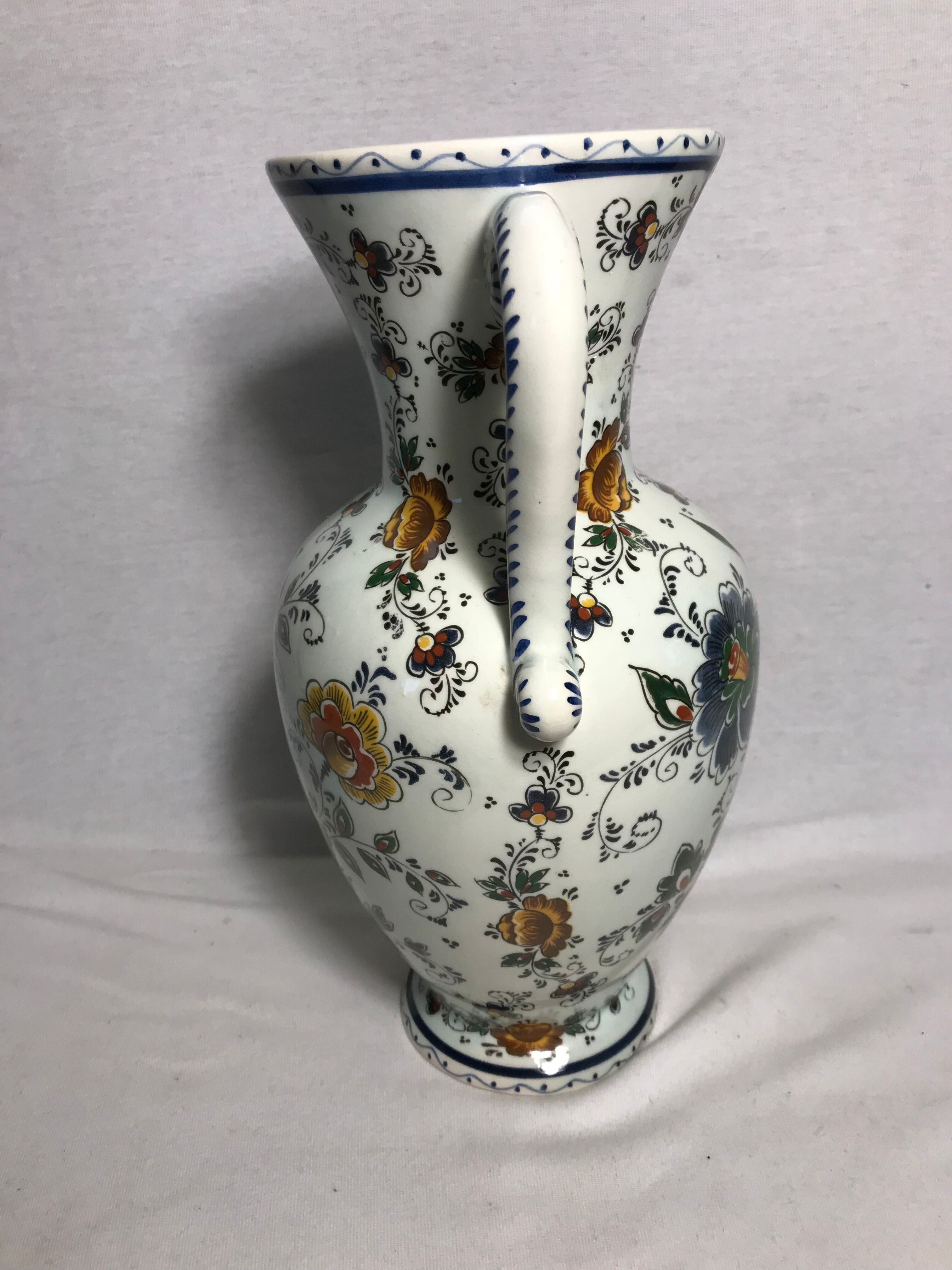 Old porcelain Holland vase