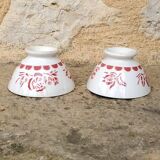 Set of 2 Sarreguemines bowls model 7