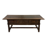 Brutalist antique Spanish coffee table 1880's