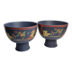 Pair of Rosenthal Liguria bowls by Gilbert Portanier, 1970s, 26 cm