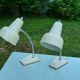 Pair of small 1950s office lamps