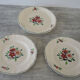 3 ceramic plates Sarreguemines Amazonas