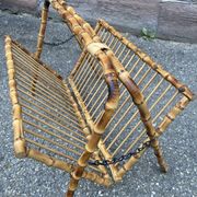 Porte revues bambou vintage 1940