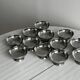 12 stainless steel footed bowls, Letang Remy style