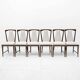 Set of 6 Osvaldo Borsani Mid-Century Modern Italian Bouclè Dining Chairs