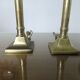 Paire de lampes empire en bronze