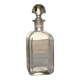 Carafe ancienne en verre avec bouchon