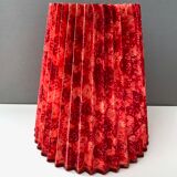 Vintage table lamp with pleated lampshade, mid century interior