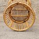 Bamboo and rattan armchair 50s Italy