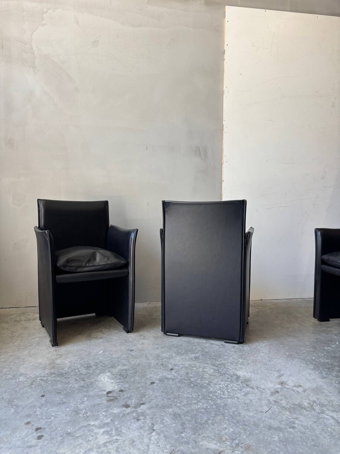 Set of 6 Break 401 chairs by Mario Bellini for Cassina