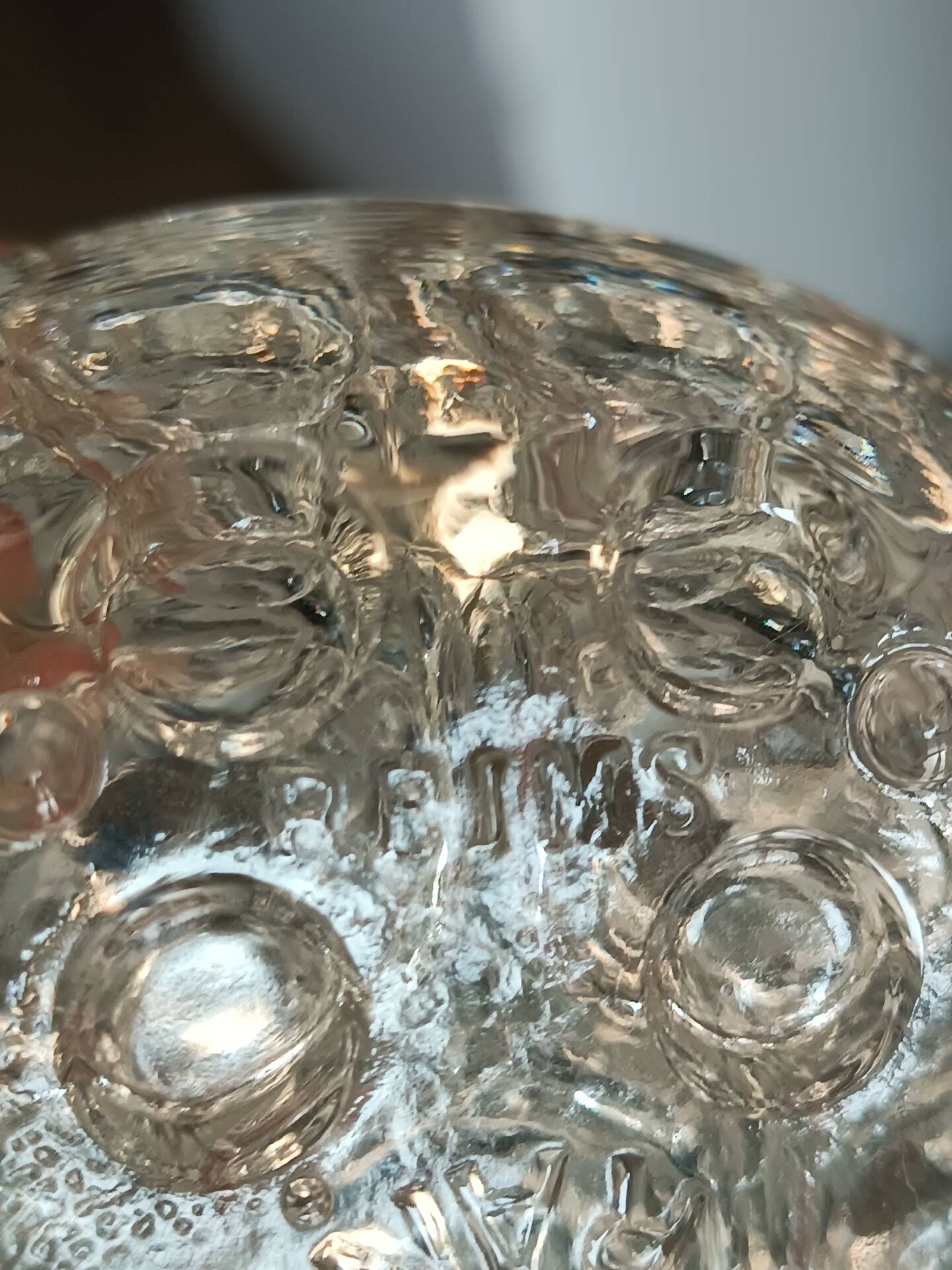 Vintage glass flower holder from Reims – Made in France