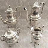 Tea & coffee service pieces jugendstil wmf 1910 art nouveau plaqué silver