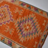Orange Neutral Vintage Runner Rug sku 2113