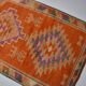 Orange Neutral Vintage Runner Rug sku 2113