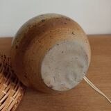 70s stoneware lamp