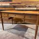 Louis XVI style desk - Walnut & Leather - 1970s