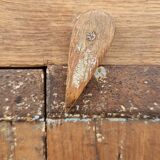 Old wooden tribal window