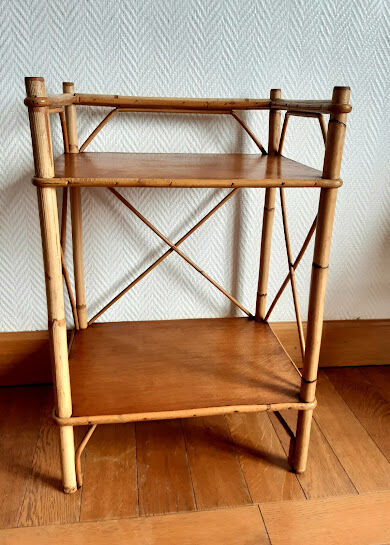 Rattan shelf 1960
