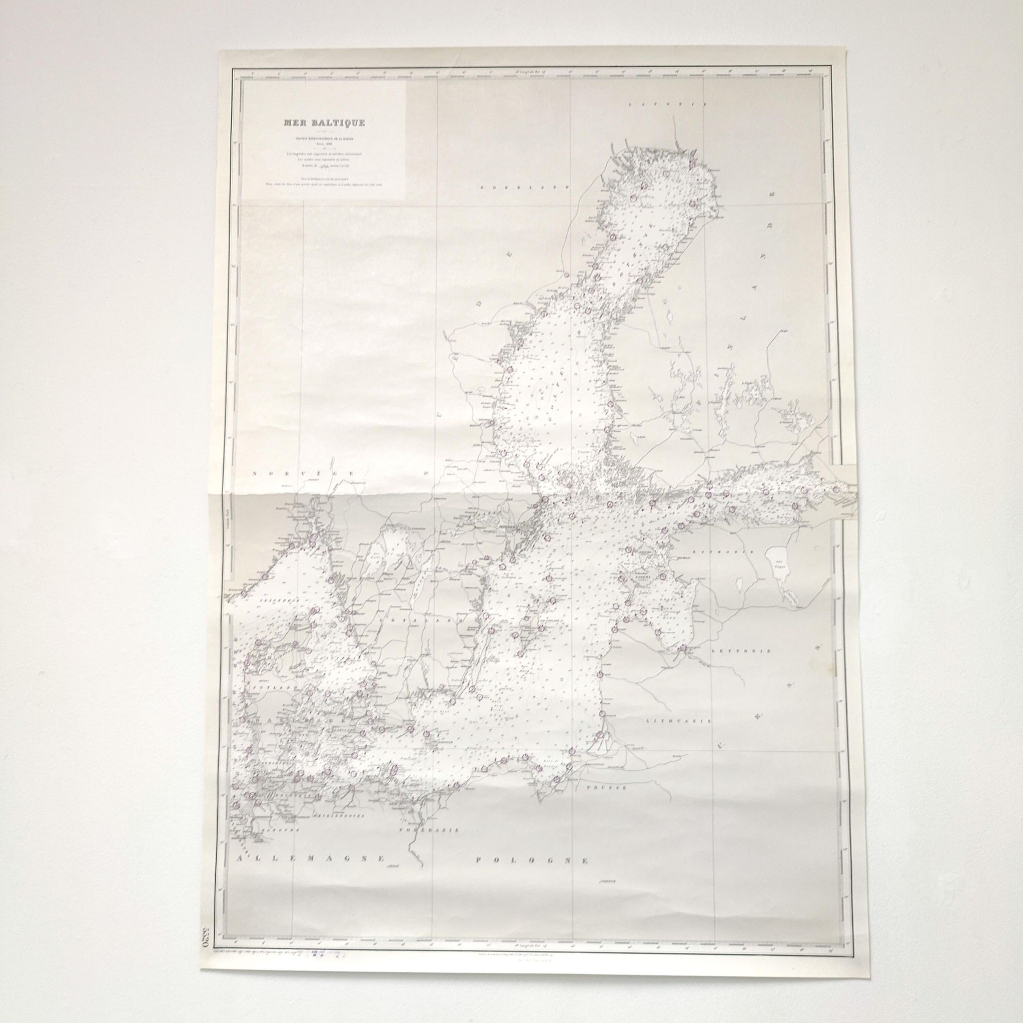 Map of Northern Europe 1963