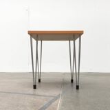 Vintage side table with hairpin legs from Denmark by Pin Age.