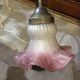 Lampe tulipe pâte de verre