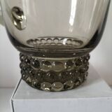 Smoked glass pitcher