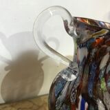 Murano millefiori glass vase