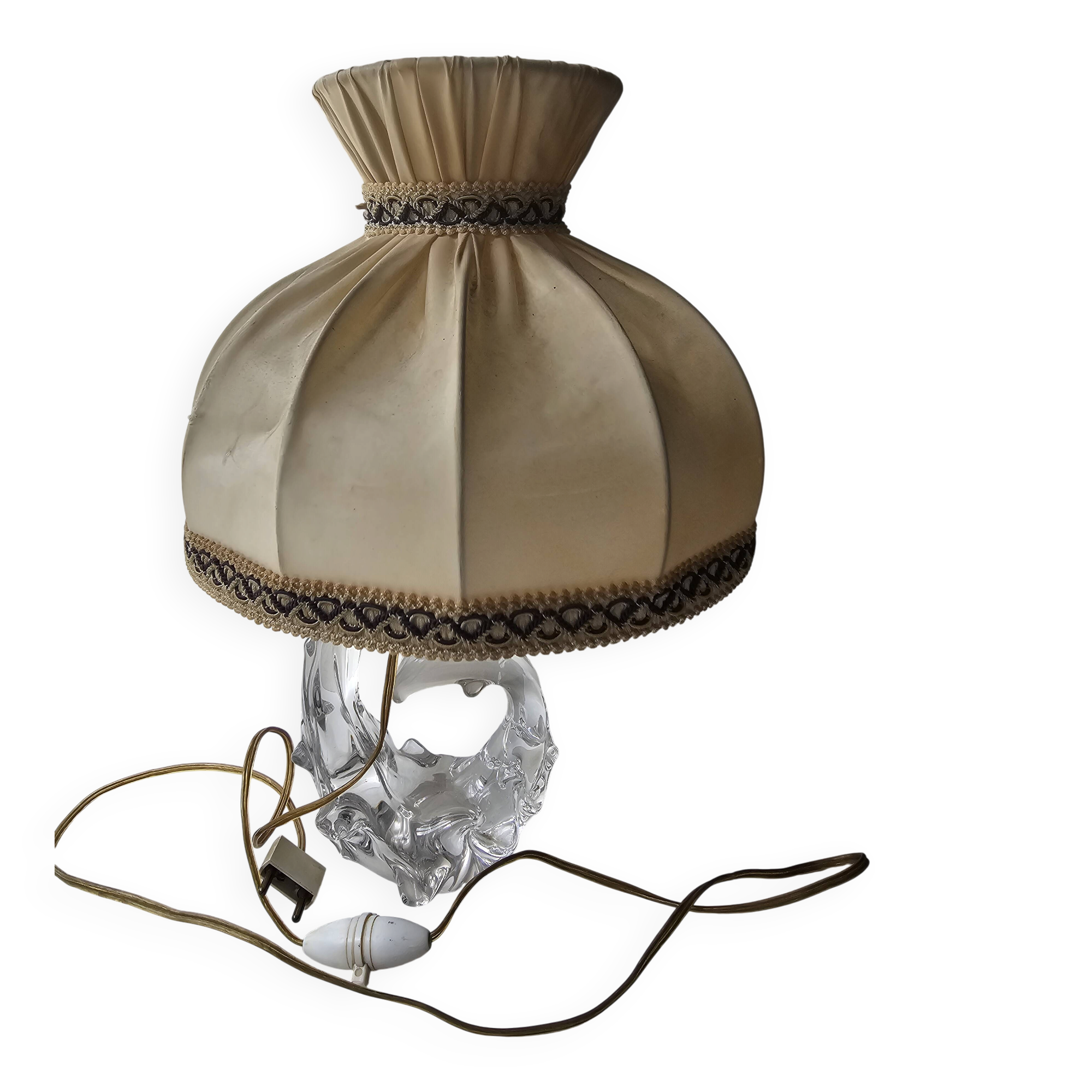 Table lamp with crystal base Schneider France