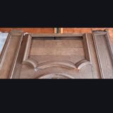 Cheminée et trumeau de château XVIIIe en chêne