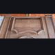 18th-century oak fireplace and overmantel from a château
