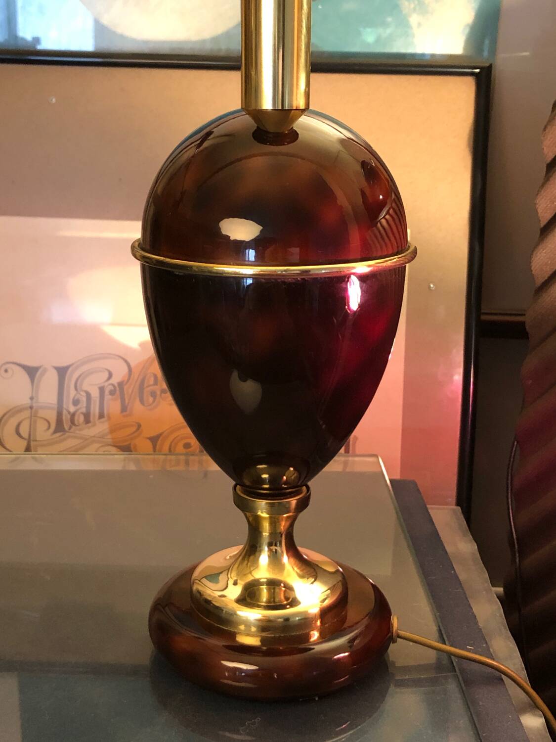 Beautiful brass lamp base