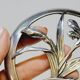 Iris 1989 Seagull Pewter Lidded Glass Potpourri Container