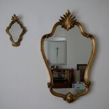 Mirror wooden gold 60/70 - 50x83cm